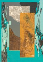 Hermann Theis - Flachen und Texturen - um 1990 - Lithografie