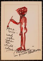 Alexander Vorbau - Druckgrafik mit Marker - um 1990 -...