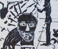 Alexander Vorbau - Schattenspiel Männerporträt...