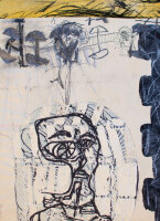 Albert Markert - Männliches Porträt, wirblig -...