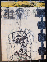 Albert Markert - Männliches Porträt, wirblig -...