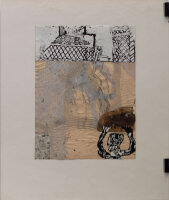 Albert Markert - Stadtlandschaft Collage - 1990 - Collage, Mischtechnik