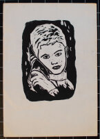 W. Wau - Kinderporträt mit Spielzeug - o.J. -...