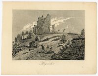 J. Harnisch - Ansicht der Ruine Burg Baiereck - o.J. -...