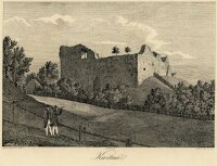 Langhans - Ansicht Burgruine Schloss Kreppelhof -  -