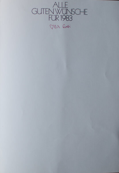 Unbekannt (Gabi) - Frauenporträt, Tränen als Federn - 1983 - Kopie