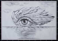 Unbekannt (Gabi) - Geflügeltes Auge - 1982 - Kopie