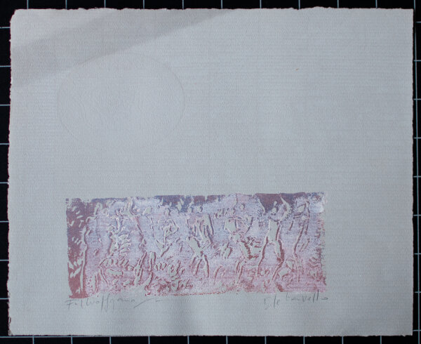 Unbekannt (R le Bevello) - Dekorsegment - o.J. - Siebdruck