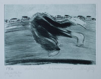 Unleserlich signiert - Schneller Besserwisser - 1992 - Radierung