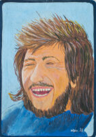 Monogrammist WRW" - Brustbildnis des lachenden...