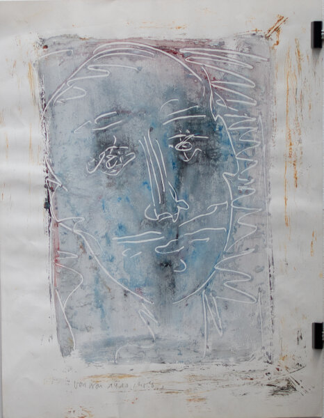 Unbekannt - Männerporträt - o.J. - Gouache