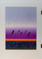 Unleserlich signiert - Mobil-Kunst - 1989 - Serigraph