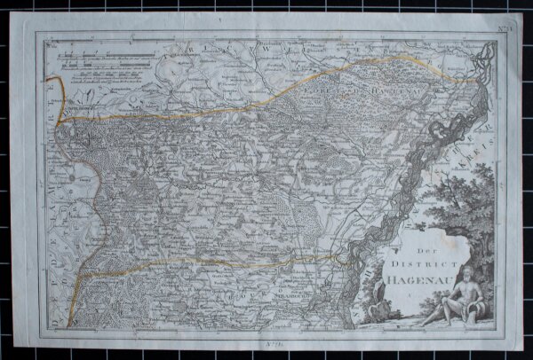 Franz Johann Joseph von Reilly - Der District Hagenau - um 1800 - Kupferstich