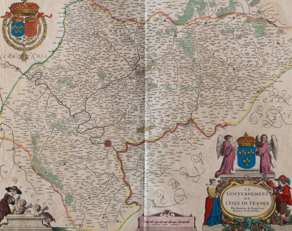 Damien de Templeux - Le Govvernement de LIsle de France - 1658 - Kupferstich