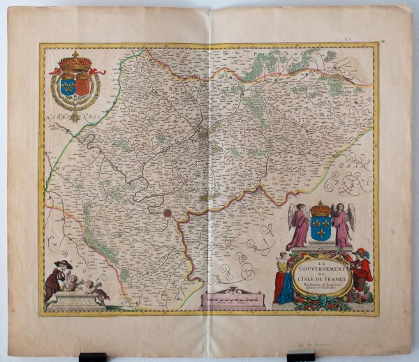 Damien de Templeux - Le Govvernement de LIsle de France - 1658 - Kupferstich