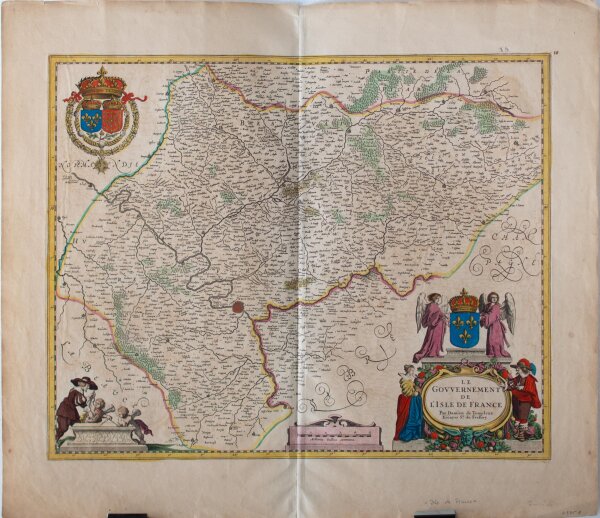Damien de Templeux - Le Govvernement de LIsle de France - 1658 - Kupferstich