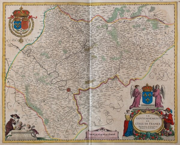 Damien de Templeux - Le Govvernement de LIsle de France - 1658 - Kupferstich