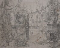 Unbekannt - Vorstudie zu einem Gemälde mit...