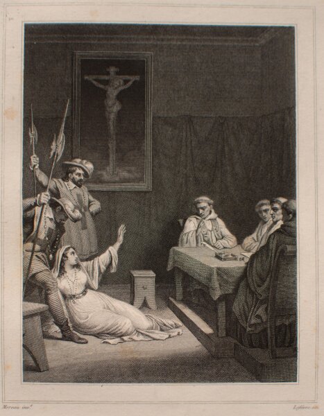 Achille Lefèvre - Lettres dAmabed, Voltaire - um 1854 - Radierung
