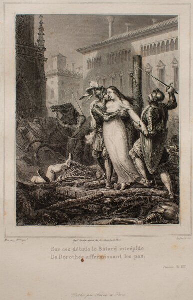 Achille Lefèvre - Pucelle, Voltaire - um 1850 - Radierung