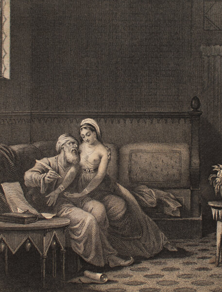 Achille Lefèvre - Zadig oder Das Schicksal - um 1850 - Radierung