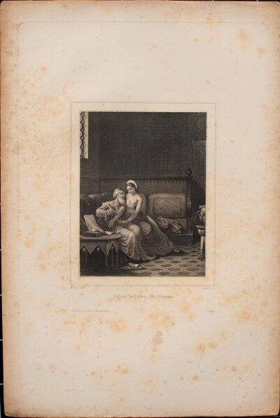 Achille Lefèvre - Zadig oder Das Schicksal - um 1850 - Radierung