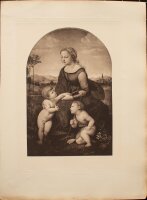 Nach Raffael - Die schöne Gärtnerin - 1890 - Radierung