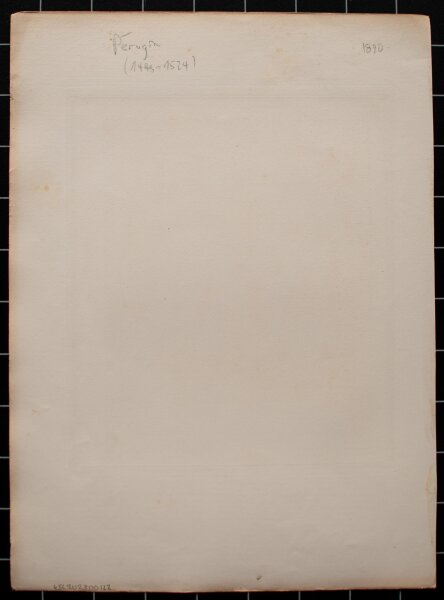 Nach Pietro Perugino - Tondo der Jungfrau mit Kind zwischen zwei Heiligen und zwei Engeln - 1890 - Radierung