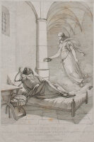 Julius Caesar Thäter - Egmonts Traum - um 1830 - Radierung