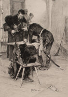 William Unger - Rapport - 1892 - Radierung