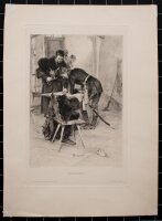 William Unger - Rapport - 1892 - Radierung