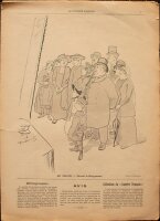 Charles Decaux, Adolphe Willette, Oswald Heidbrinck un Ferdinand Lunel - Le Courier Francais - um 1892 - Lithografie