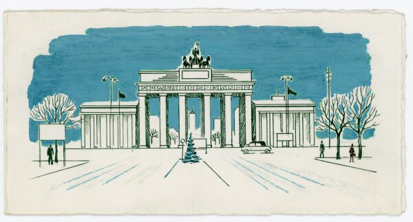 Unbekannt - Brandenburger Tor - o.J. - Zeichnung