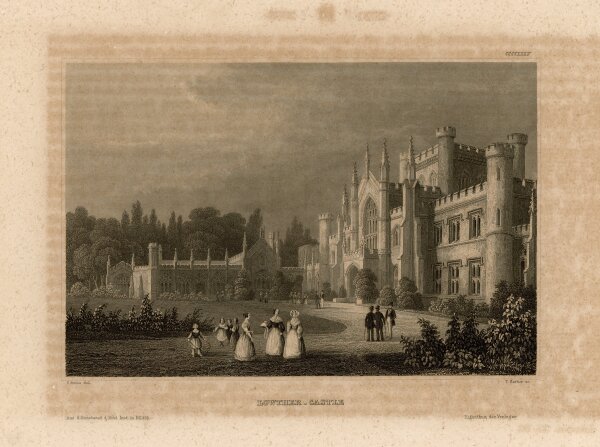 Thomas Barber - Lowther Castle in Westmorland in England - o.J. - Stahlstich