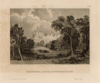 unbekannt - Warkworth castle in Northumberland in England...