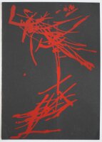 Wolfgang Krause - Abstrakte Form - 1985 - Druckgrafik