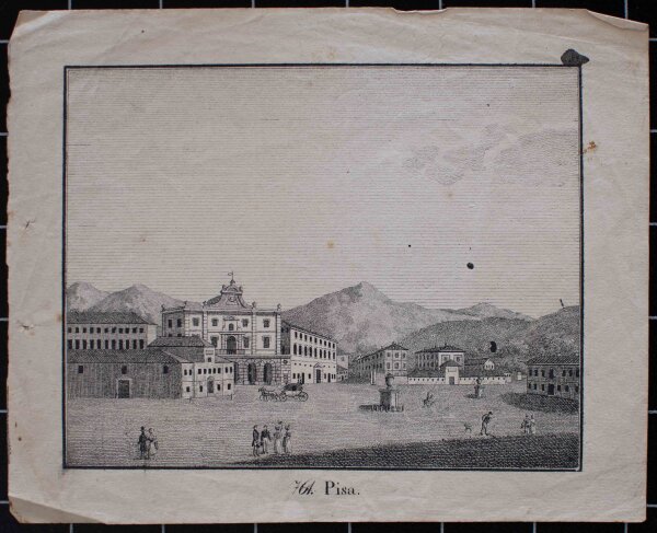 Unbekannt - Pisa, Piazz die Cavalieri - o.J. - Kupferstich