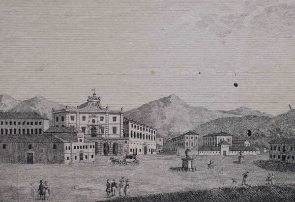 Unbekannt - Pisa, Piazz die Cavalieri - o.J. - Kupferstich