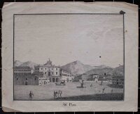 Unbekannt - Pisa, Piazz die Cavalieri - o.J. - Kupferstich