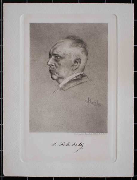 Franz von Lehnbach - Porträt Hermann von Helmholtz - 1894 - Heliogravüre