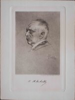 Franz von Lehnbach - Porträt Hermann von Helmholtz - 1894 - Heliogravüre