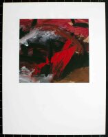 Rudolf Draheim - Abstrakte Darstellung in Rot und Schwarz...