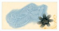 unbekannt - Glückwunschkarte zum Neujahr mit Engel...