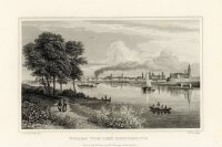 W.T. - Ansicht von Worms von der Rheinseite aus - o.J. -...