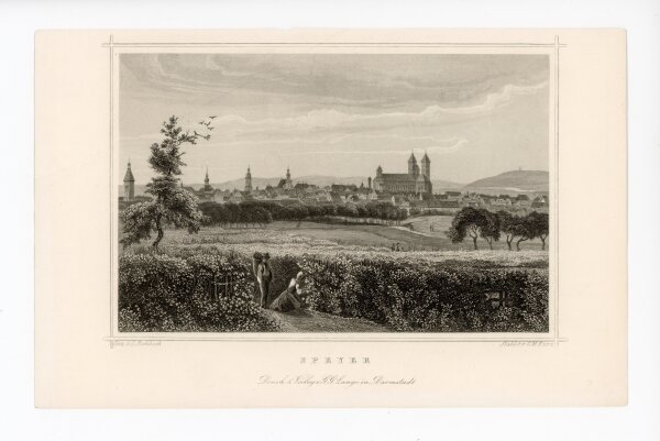 Georg Michael Kurz - Speyer - o.J. - Stahlstich