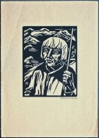 Elisabeth Hausmann - Hirte - o.J. - Holzschnitt