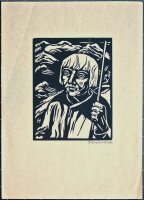 Elisabeth Hausmann - Hirte - o.J. - Holzschnitt