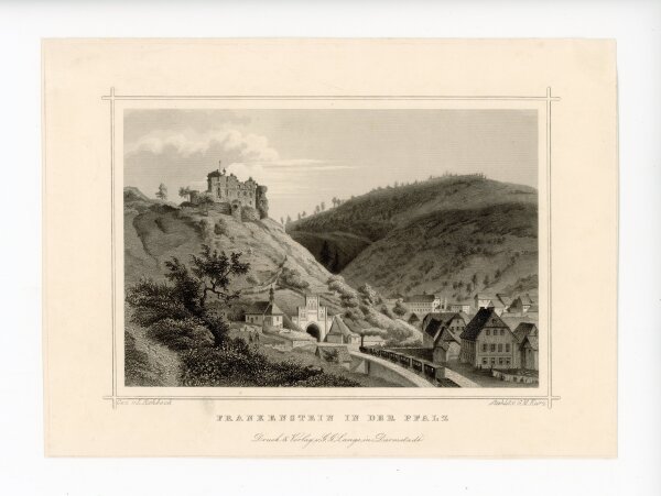 Georg Michael Kurz - Frankenstein - o.J. - Stahlstich