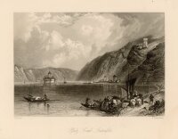 Samuel Bradshaw - Kaub und Gutenfels - o.J. - Stahlstich