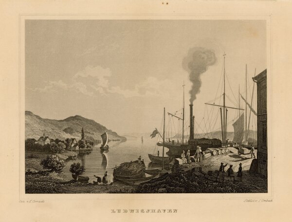 Julius Umbach - Ludwigshafen - o.J. - Stahlstich